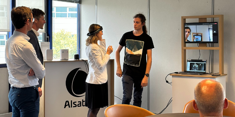 Communications critiques lunettes connectées en 5g privée