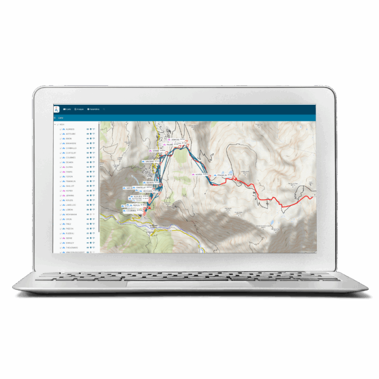 suivi des coureurs via balises