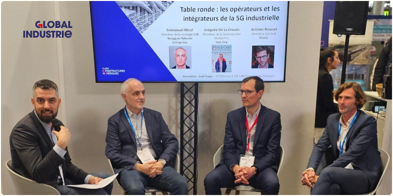 table ronde les opérateurs et les intégrateurs de la 5g industrielle